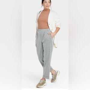 A New Day Black and White Plaid Pants